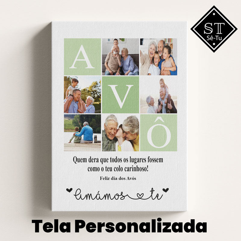 Tela Avô Colo Carinhoso